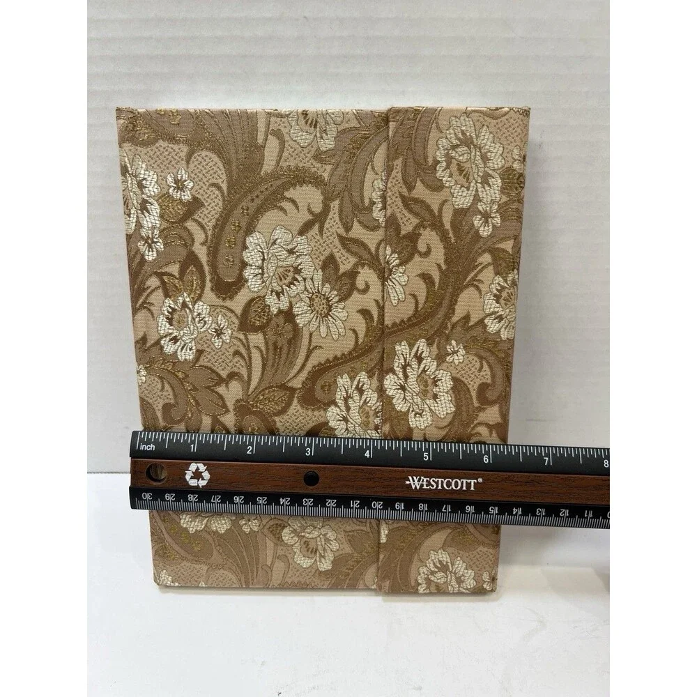 Markings By Gibson Brocade Fabric covered Journal Notebook Hardcover Diary NEW